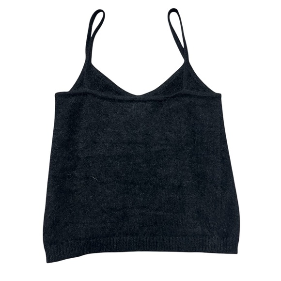 Ralph Lauren RALPH Black Angora Wool Blend Cami Tank Top Fuzzy Y2K Size Small - Picture 3 of 6